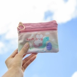 Кошелек, маленькая сумка через плечо, милые монеты для ключей, бумажник, простой и элегантный дизайн, в корейском стиле