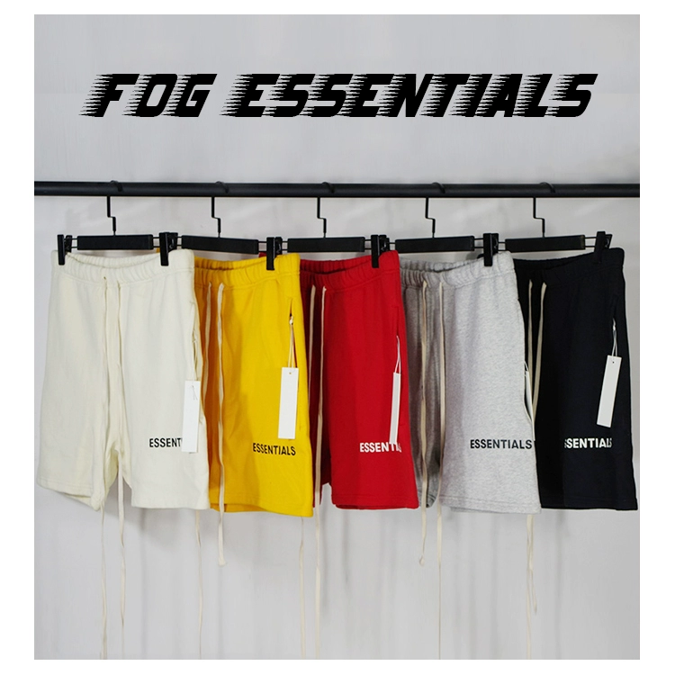 Wu Yifan với quần FOG lỏng streamer quần short nam Essentials mùa đông quần thể thao năm điểm thủy triều - Quần thể thao quần thể dục nữ