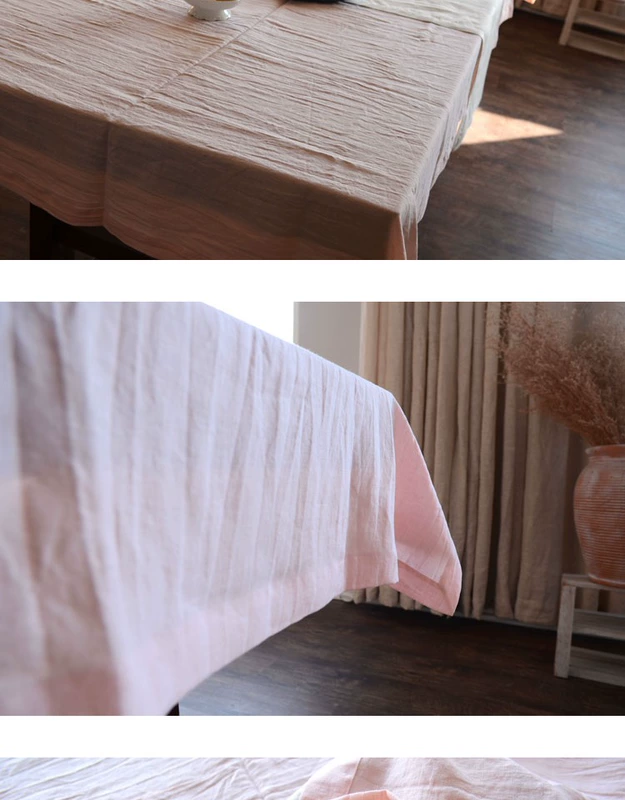 Vải lanh Pháp đơn giản hiện đại nghệ thuật quạt vải khăn trải bàn in lanh nhỏ nhà tươi bàn cà phê khăn trải bàn - Khăn trải bàn