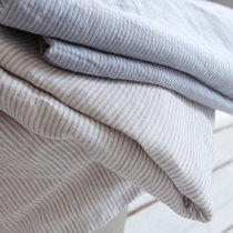 Export surplus natural full hemp color woven striped pure linen fabric 2 8m wide cloth