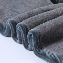 Large cotton pants mens winter thickened Northeast students extended teen warm pants mens velvet thickened thin version slim fit