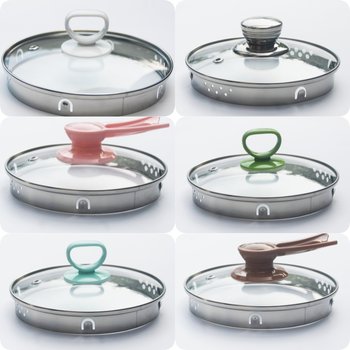 Royalstar health pot lid accessories sold separately universal stainless steel glass lid malida bear 1.5l1.8l