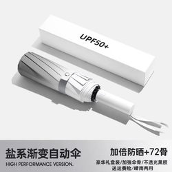 Hit Style Automatic Umbrella Women's Rain or Shine Umbrella Folding Umbrella Sun Umbrella Sun Protection Uv Protection Parasol Men