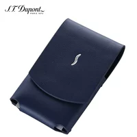 S.T.Dupont France Du Peng Minijet Кожаный светлый рукав защитный крышка 183051 Blue