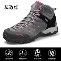 Серо-розово-красная стандартная женская модель 027