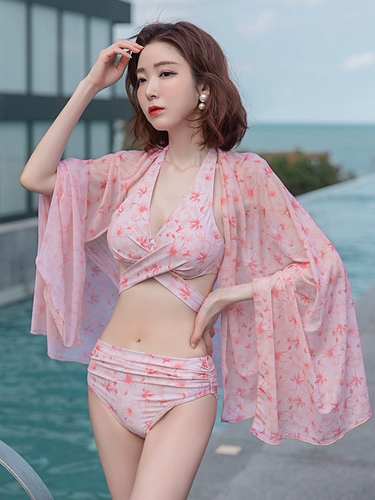 Купальник, раздельный сексуальный комплект, 3 предмета, коллекция 2023, премиум класс