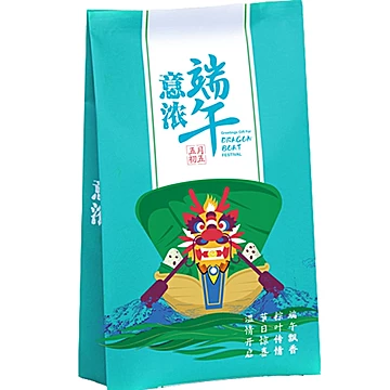 【6只装】抹茶红豆紫薯味水晶粽子[10元优惠券]-寻折猪
