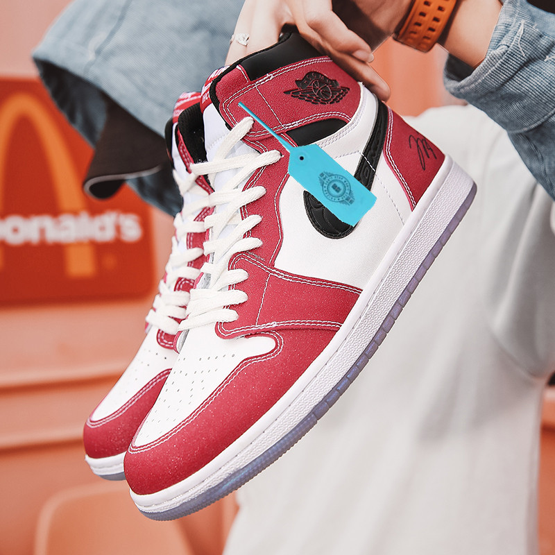 Men's Shoes Air Force Chicago Putian High-End Version Shadow Gray White Orange Shattered Reverse Hook High-Top Sneakers Basketball Shoes Women's Men's Shoes Air Force Chicago Putian High-End Version Shadow Gray White Orange Shattered Reverse Hook High-Top Sneakers Basketball Shoes Women's