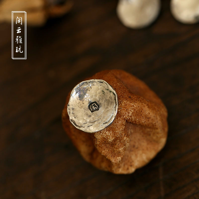 Idle Yunya to play new Japanese style Artisanal Hammer Veins Pure Silver Septuroe Silver Leaf Film Electric Lavender Air Lavender Air Lavender Aroma