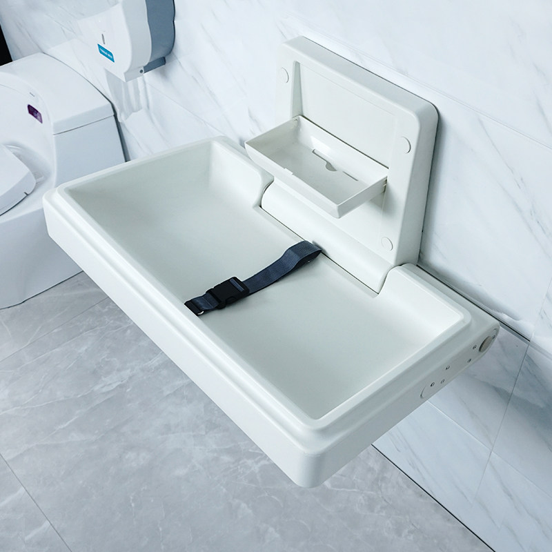 The third powder room crib nursing table foldable mother and baby room baby bed wall-mounted multi-functional diaper changing table