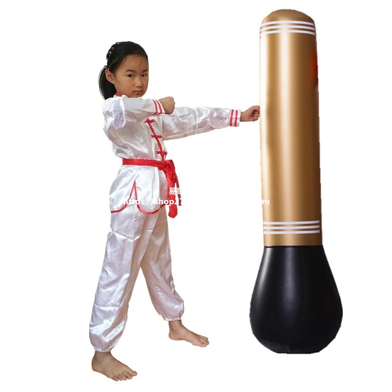 Plastic inflatable boxing tumbler sandbag large adult children student sports fitness boxing column vent anger sandbag