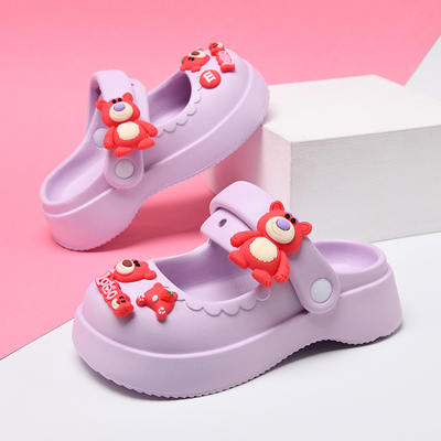 Mary Jane Girls' Sandals, New Summer Style, Princess Girls' Children's Clogs, Girls' Slippers, Stylish and Non-Slip — 7