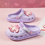 Детские туфли, летние нескользящие милые тапочки для выхода на улицу