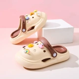 Детские тапочки, обувь, мультяшные нескользящие летние туфли, мягкая подошва, подходит для подростков