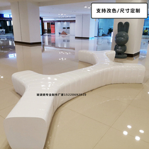 Creative GRP Y Character Casual Chair Series Mall Chair Outdoor Lounge Bench Garden Square Bench Decoration