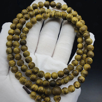 Sinking water level Indulgener Strings Vietnamese Sprouzhuang Natural Sunken Fragrant Wood Buddha Beads Bracelet 108 male and female fidelity old stock