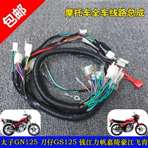 Motorcycle full car line assembly Prince GN125 knife GS125 Qianjiang Lifan Haojiang full car line assembly