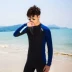 Full khô lặn phù hợp với nam chuyên nghiệp lặn sâu không thấm nước áo sơ mi nam dành cho người lớn phù hợp chia áo tắm bơi thân ngắn tay - Nam bơi đầm