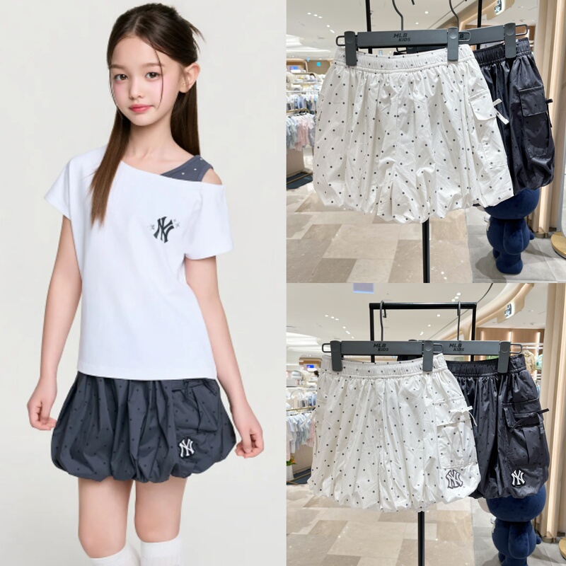 Korean Direct Mail Purchase Mlb Girls' Soft Quick-Dry Polka Dot Bloomers Double-Layer Mesh Shorts 26 Summer 1563 Korean Direct Mail Purchase Mlb Girls' Soft Quick-Dry Polka Dot Bloomers Double-Layer Mesh Shorts 26 Summer 1563