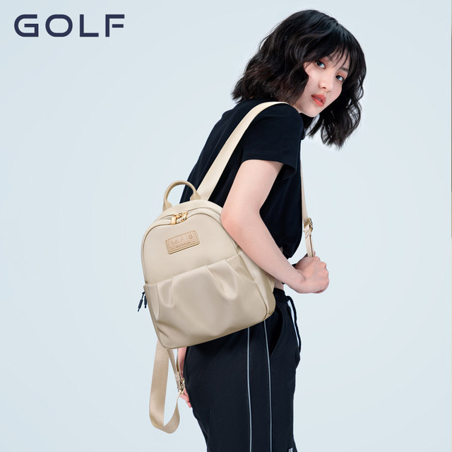 GOLF Backpack Women's Water-Repellent Backpack College Style Student School Bag Casual Bag Women's Bag ສາມາດຖື IPAD