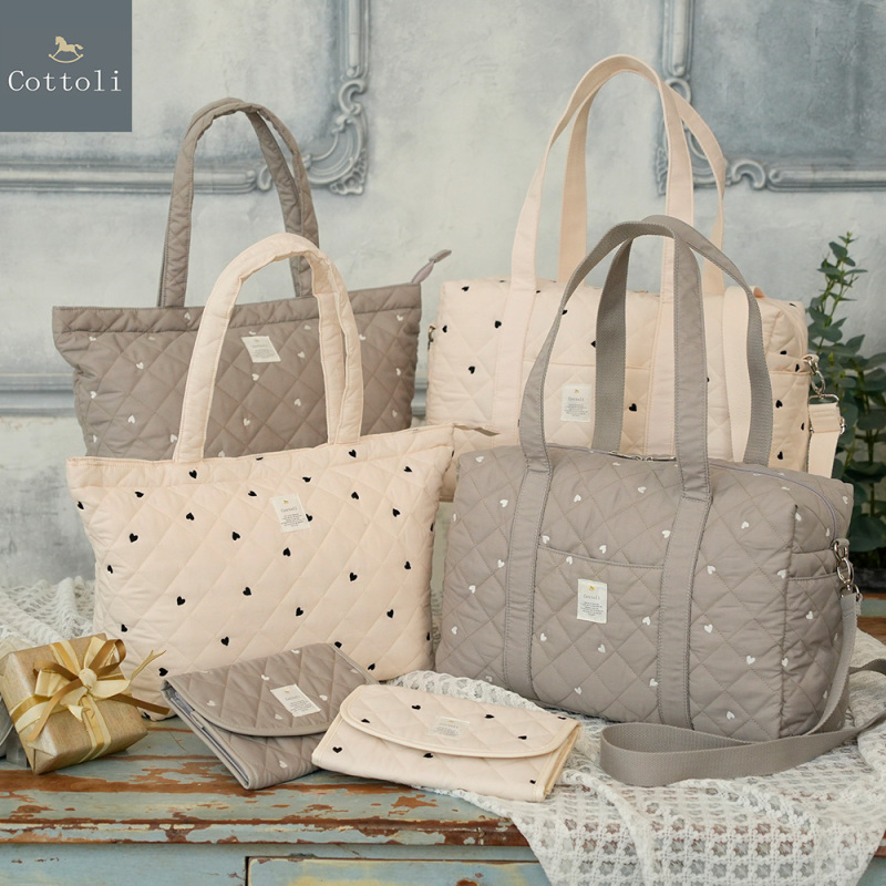 Cottoli 2026 Spring/Summer New Collection Japanese Original Export Diaper Bag Multifunctional Bag Embroidery Print Cottoli 2026 Spring/Summer New Collection Japanese Original Export Diaper Bag Multifunctional Bag Embroidery Print
