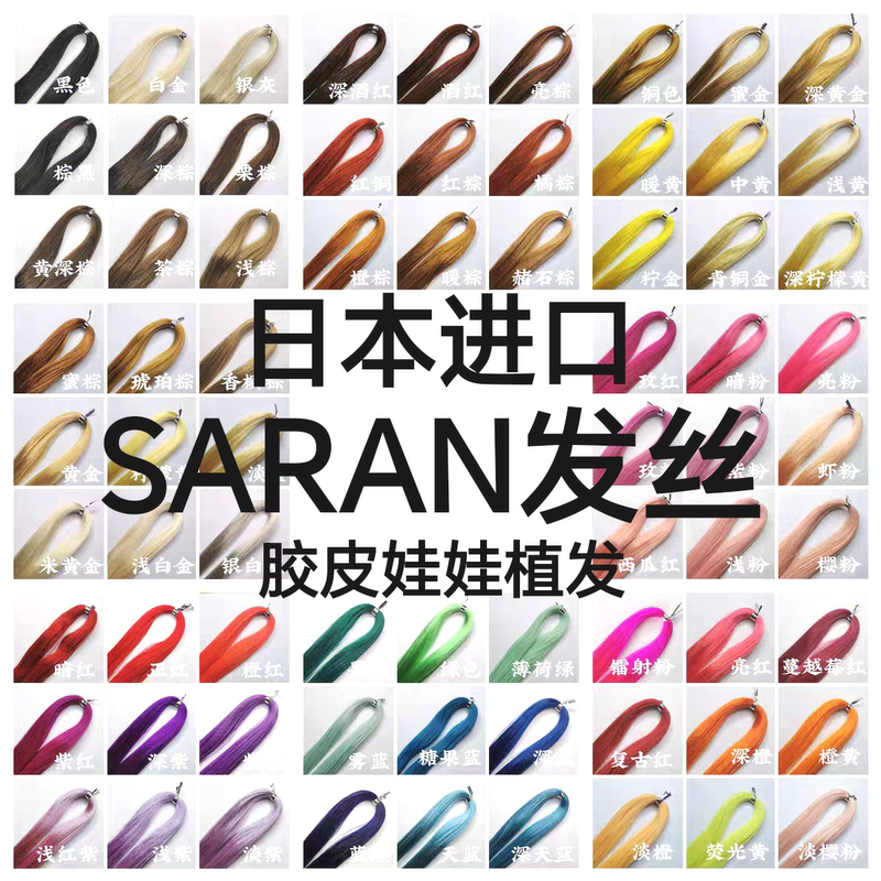 Japanese Saran Hair, Brown and Golden Tones, Rubber Doll Hair Transplant, 30g, Weekend Shipping, New Arrival Japanese Saran Hair, Brown and Golden Tones, Rubber Doll Hair Transplant, 30g, Weekend Shipping, New Arrival
