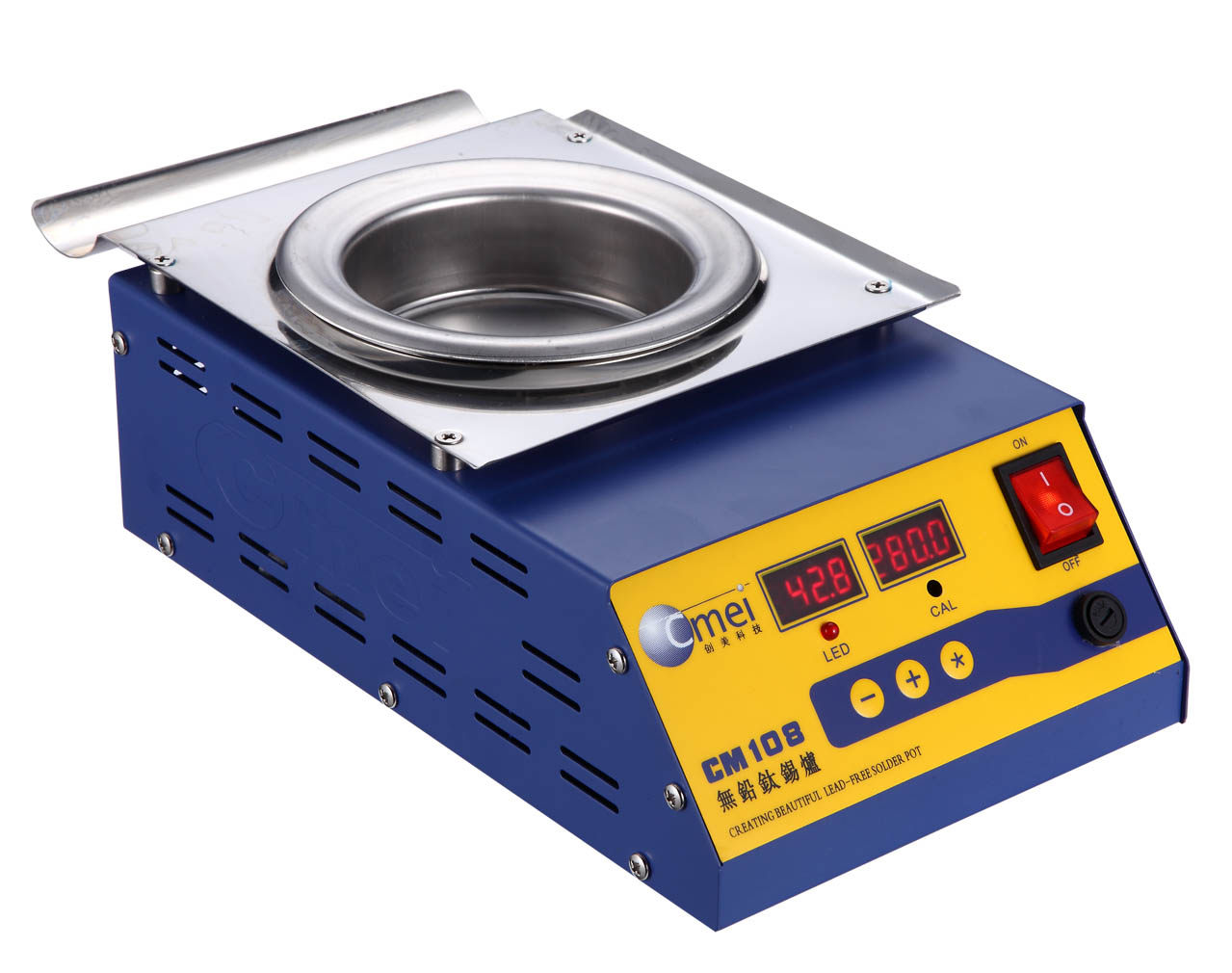 CM108 CCCM - round furnace of lead - free titanium - free furnace of titanium - dip tin - tin dip