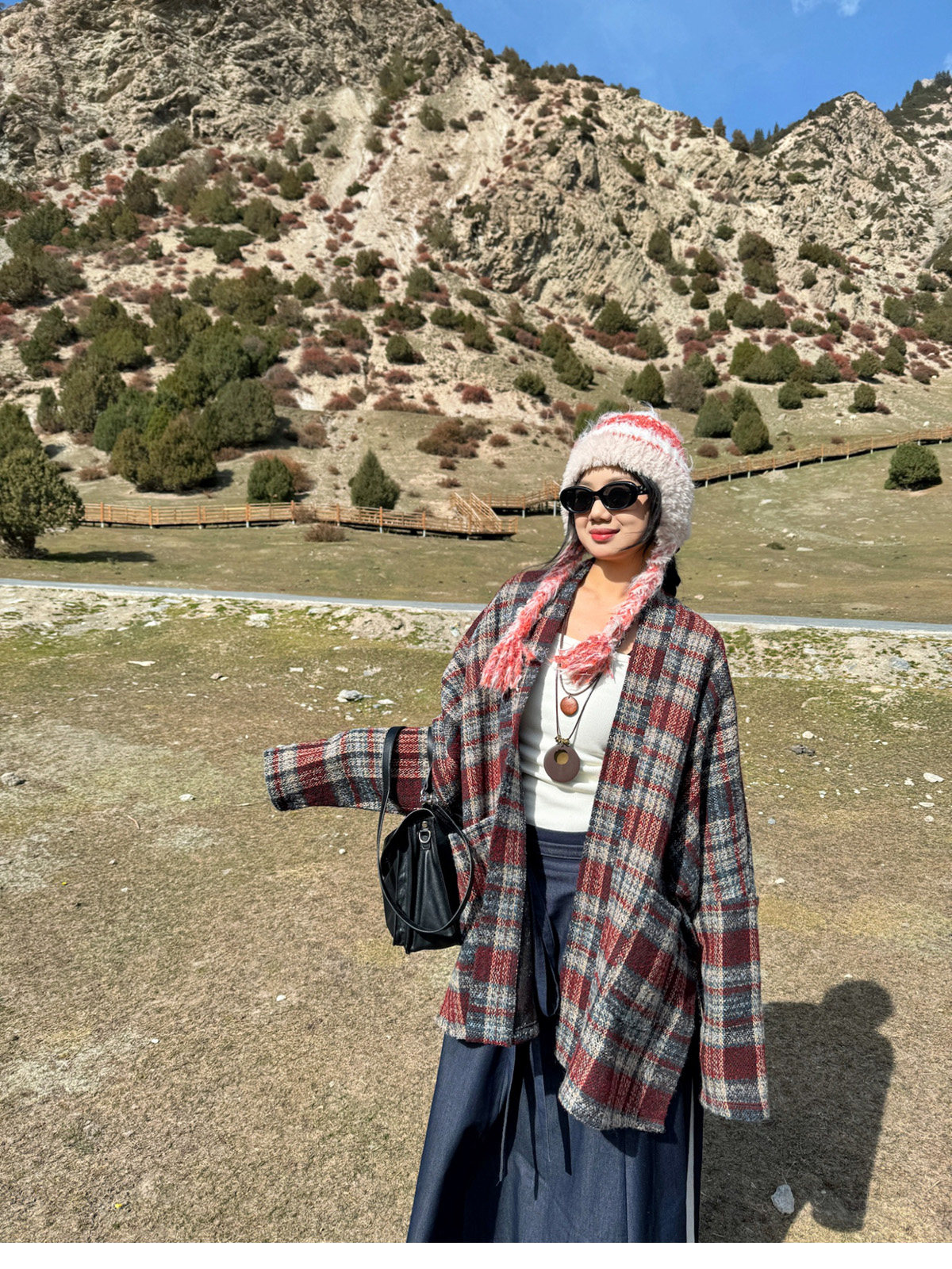 китайский костюм 梦唐记时光线条大码汉服胖mm改良高端加肥加大秋冬飞机袖八破裙