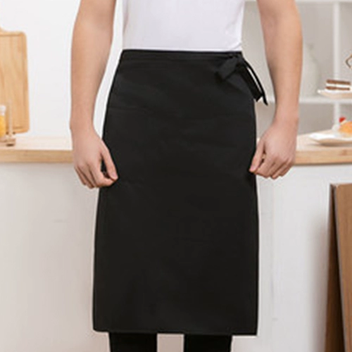 Мужской длинный фартук, черная юбка в складку для работы, делается под заказ