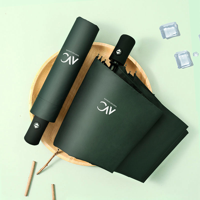 ins folding automatic umbrella male large dual-use sunny umbrella female student umbrella anti-UV manual umbrella