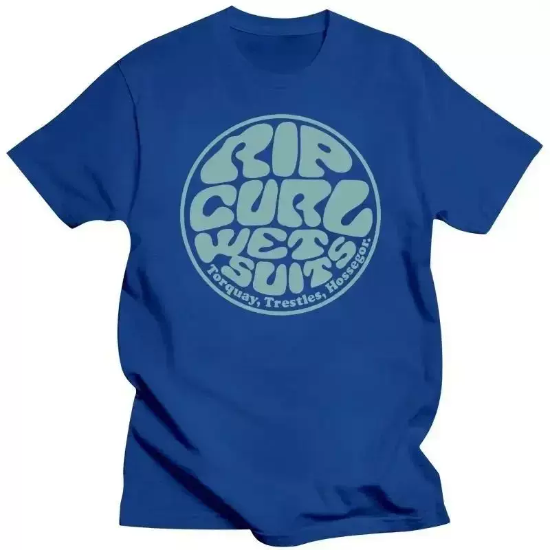 Лето мужчин St футболки RIP curl принт мода хлопок короткий SL