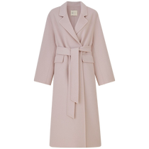 Zhizhi Xianghu Lake Double-sided woolen coat for women autumn and winter new style fashionable and high-end over-the-knee coat