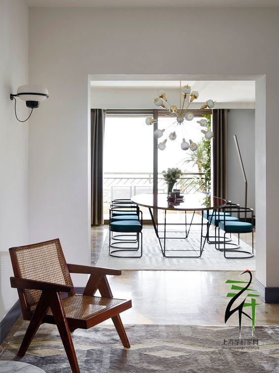 Pastoral retro rattan balcony single and double sofa lounge chair simple personality coffee chair rattan back study study chair