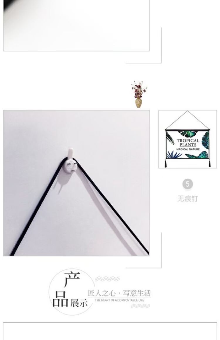 Nền vải sơn vải treo tường ins tường tấm thảm treo bức tranh lang tấm thảm ghế phòng ngủ sơn Bed and Breakfast Bắc Âu - Tapestry thảm treo tường trang trí phòng ngủ
