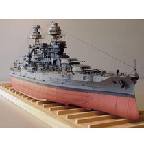 1:250 paper model US BB-39 Arizona battleship military fan gift handmade DIY