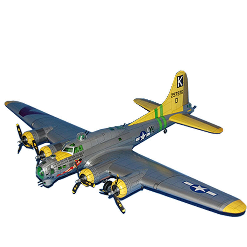 1:47 66cm x 48cm American B-17G Sky Fortress bomber paper model aircraft DIY