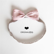 Baby Hair With Baby Princess Head Accessories Newborn Hundreds Of Days Old Flowers Baby Girl Full Moon Red Butterfly Knot Hair 0-3