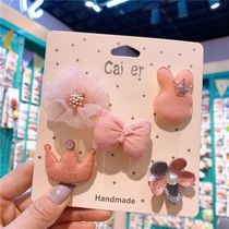 Han Edition Children Hair Accessories baby hairpin female baby No injuries Sweat Hair Clip Little Girl Princess Clips Baby Hairpin