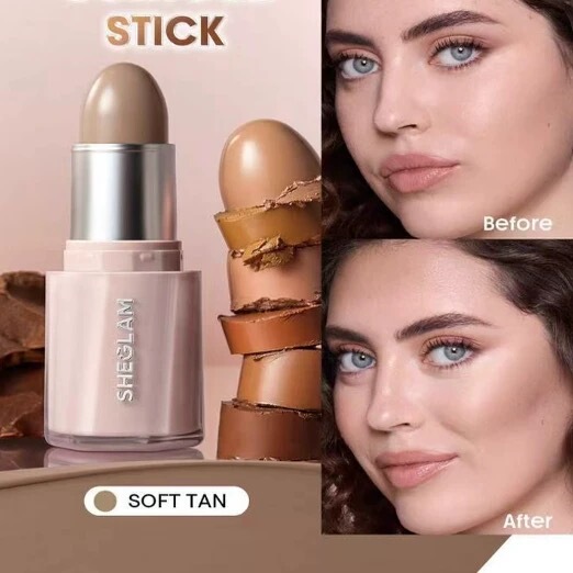 In Stock Sheglam New Product Butter Contour Stick Natural Three-Dimensional Gray Tone Shadow Modification Contouring Soft Tan In Stock Sheglam New Product Butter Contour Stick Natural Three-Dimensional Gray Tone Shadow Modification Contouring Soft Tan