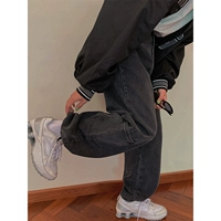 Tide, джинсы, штаны, 2021 года, свободный прямой крой