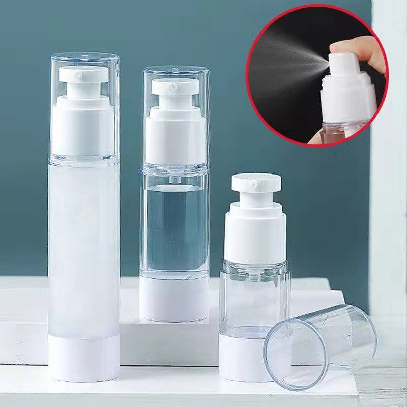 Vacuum Travel Split Bottle Small Spray Bottle Portable Press Type Spray Bottle Cosmetic Moisturizing Lotion Try Bag Empty Bottle