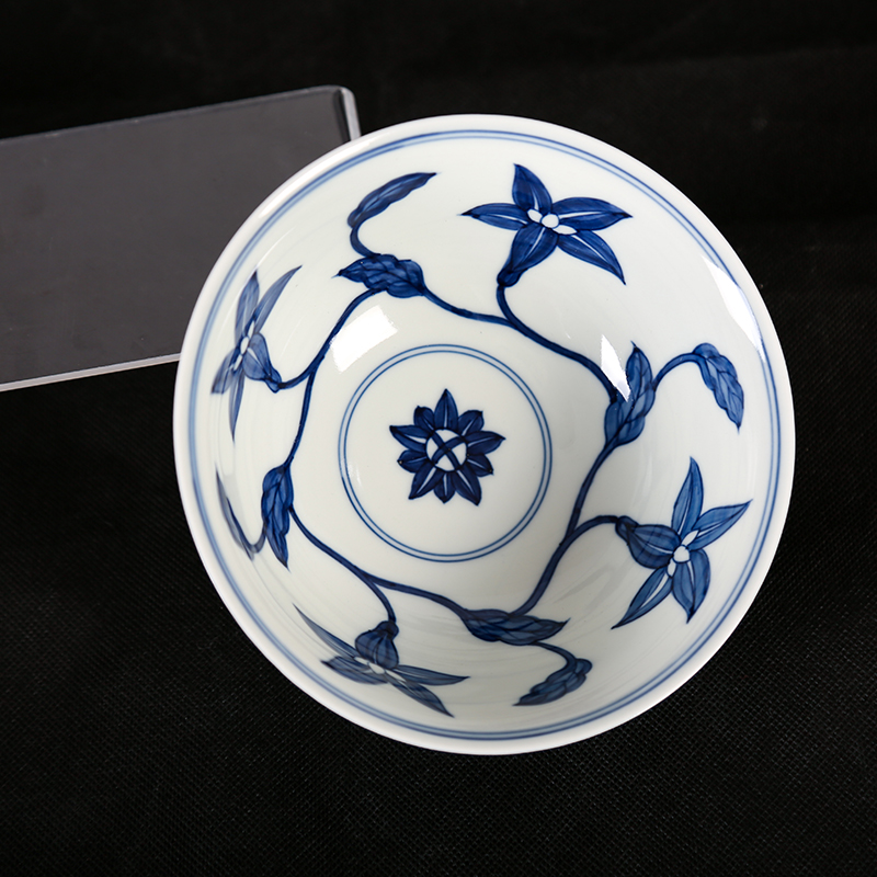 The View of song dynasty jingdezhen wufu YingMen national cup chicken archaize ceramic cylinder cup okra bowl cups set of sample tea cup