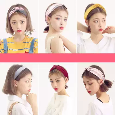 Sports mask, face wash, hair bundle, hair band, female fitness short hair, headdress, makeup, non-slip pressure hair, cute net red