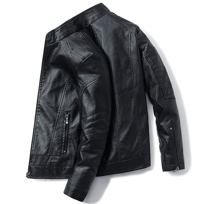 Men's leather clothes 2022 Spring new Korean version Trend handsome locomotive Soft leather jacket Men's spring and autumn jacket jacket