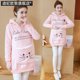 Maternity sweatshirt thickened velvet mid-length loose and fashionable maternity wear autumn and winter suit warm top women's jacket