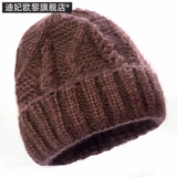 Удерживающая тепло демисезонная зимняя шерстяная флисовая трикотажная шапка для матери, увеличенная толщина, для среднего возраста