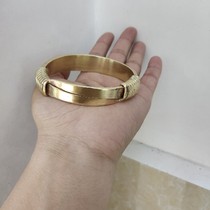 Super large brass bracelet The inner diameter of 65mm 75mm copper bracelet is very thick and heavy