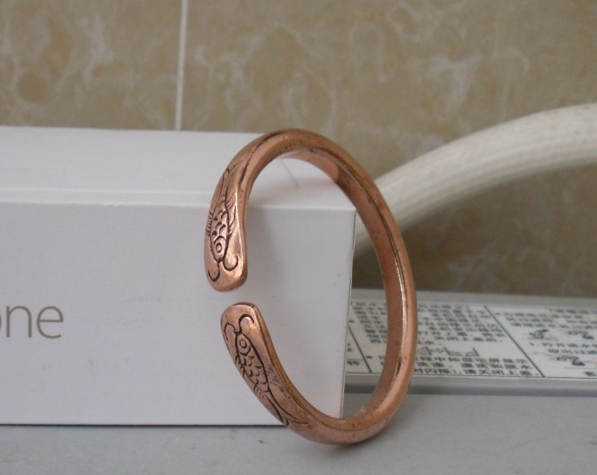 Pure handmade purple bracelet Pisces copper bracelet Pisces copper bracelet Copper bracelet for women 