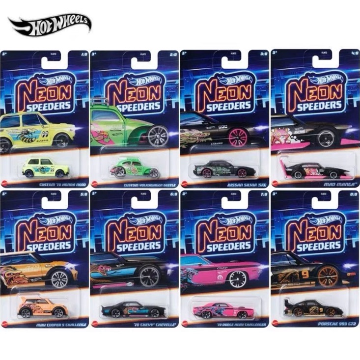 Hot Wheels Gaopu Neon Speed Series 1:64 Alloy Car Model