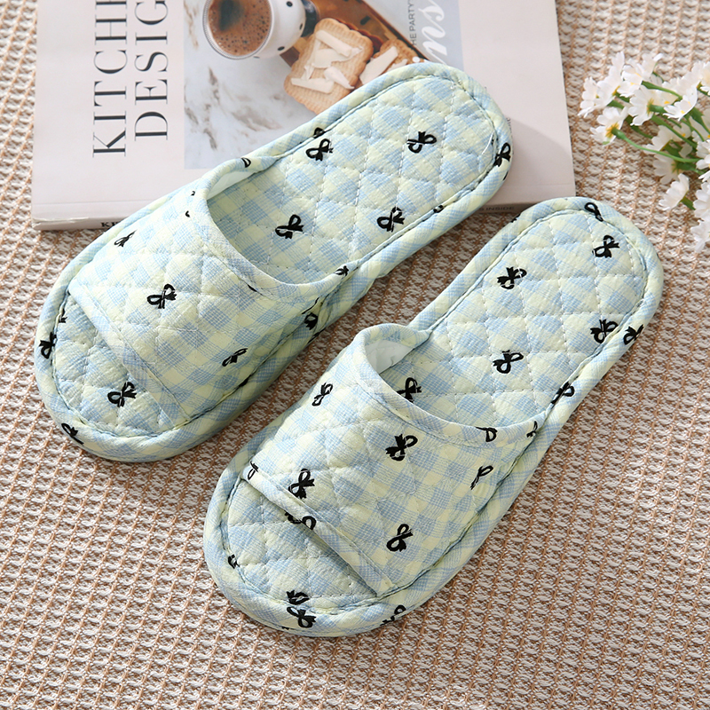 Fabric Slippers with Cloth Base for Wooden Floors, Silent, Men's Style, Indoor Slippers, Soft Sole, Winter, Women'S, Machine Washable, Summer, All Seasons
